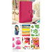 Websters Pages - Color Crush Collection - Personal Planner Kit - Fuchsia - Undated