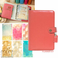 Websters Pages - Color Crush Collection - Personal Planner Kit - Light Pink