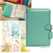 Websters Pages - Color Crush Collection - Personal Planner Kit - Light Teal