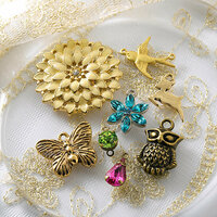 Websters Pages - Charm Set - Metal Embellishments