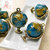 Websters Pages - Our Travels Collection - Charms - Metal Embellishments - Globe