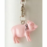 Websters Pages - Color Crush Collection - Charms - Pink Piggy