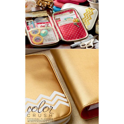 Websters Pages - Color Crush Collection - CraftMate Folio - Gold