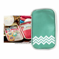 Websters Pages - Color Crush Collection - CraftMate Folio - Light Teal