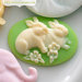 Websters Pages - New Beginnings Collection - Perfect Bulks - Resin Embellishment Pieces - Bunny Cameo