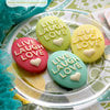 Websters Pages - Perfect Accents - Resin Embellishment Pieces - Live Laugh Love Cameos