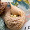 Websters Pages - Perfect Bulks - Resin Embellishment Pieces - Nesting Birds - Cream