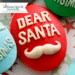 Websters Pages - Its Christmas Collection - Perfect Bulks - Resin Embellishment Pieces - Dear Santa - Red