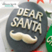 Websters Pages - Its Christmas Collection - Perfect Bulks - Resin Embellishment Pieces - Dear Santa - Grey
