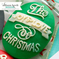 Websters Pages - Its Christmas Collection - Perfect Accents - Resin Embellishment Pieces - Christmas - Green