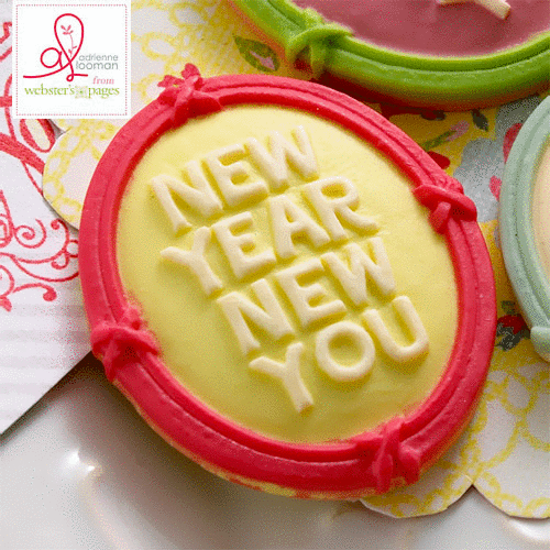 Websters Pages - New Year New You Collection - Perfect Bulks - Resin Embellishment Pieces - New Year New You Cameos - Pink