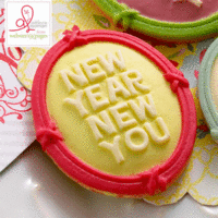 Websters Pages - New Year New You Collection - Perfect Bulks - Resin Embellishment Pieces - New Year New You Cameos - Pink