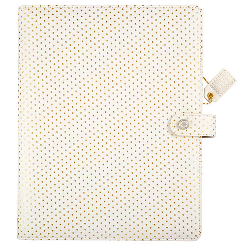 Websters Pages - Color Crush Collection - Composition Planner - Embossed Gold Dot