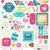 Websters Pages - Sweet Routine Collection - 12 x 12 Chipboard Stickers
