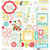Websters Pages - Party Time Collection - 12 x 12 Chipboard Stickers