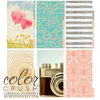 Websters Pages - Color Crush Collection - Personal Planner Divider Kit - Dip Dye - Gold