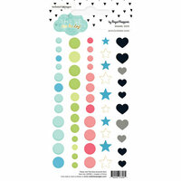Websters Pages - Color Crush Collection - Enamel Dots Pack - Days