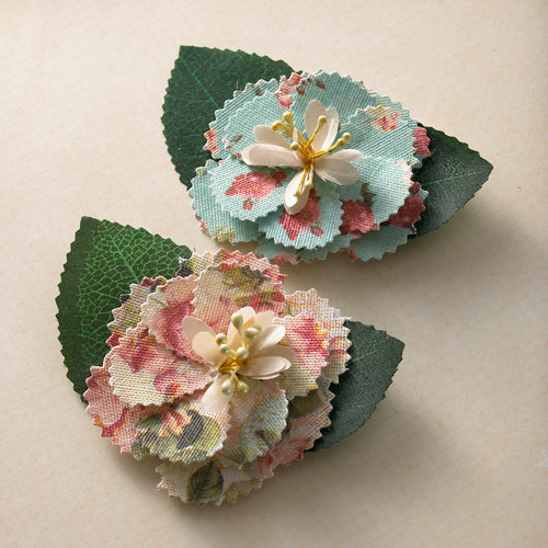 Websters Pages - Country Estate Collection - Florettes - Fabric Flowers