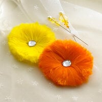 Websters Pages - Let's Celebrate Collection - Feather Flowers and Pins