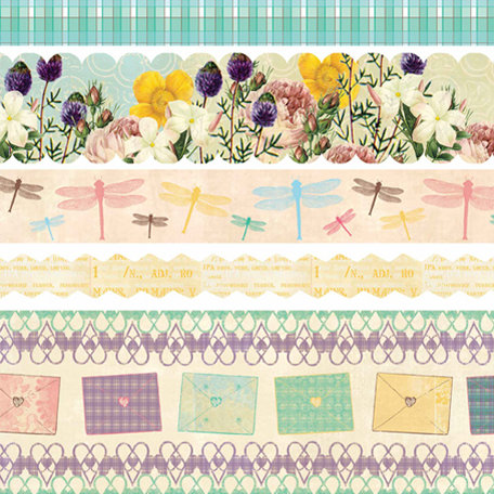 Websters Pages - Western Romance Collection - Fabric Ribbons