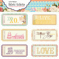 Websters Pages - Western Romance Collection - Fabric Tickets