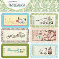 Websters Pages - Everyday Poetry Collection - Fabric Tickets