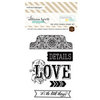 Websters Pages - Composition and Color - Cling Mounted Rubber Stamp Set - The Little Things
