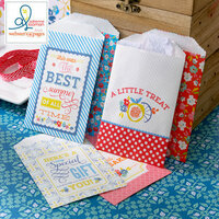 Websters Pages - Adrienne Looman - Citrus Squeeze Collection - Mini Craft Bags