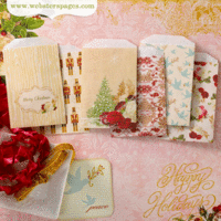 Websters Pages - A Christmas Story Collection - Mini Craft Bags