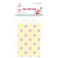 Websters Pages - New Year New You Collection - Mini Craft Bags - Yellow Floral