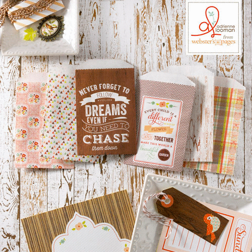 Websters Pages - Family Traditions Collection - Mini Craft Bags