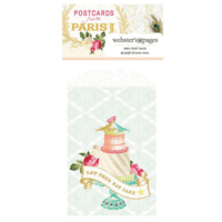 Websters Pages - Postcards from Paris II Collection - Mini Craft Bags - Eat Cake