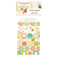 Websters Pages - Postcards from Paris II Collection - Mini Craft Bags - Clocks