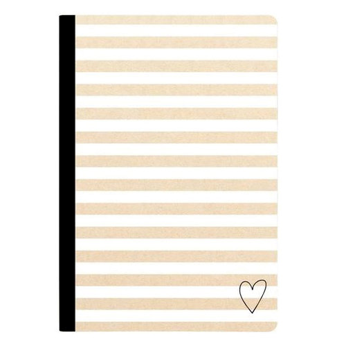 Websters Pages - Color Crush Collection - Composition Notebook - Kraft Stripe - Lined