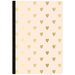 Websters Pages - Color Crush Collection - Composition Notebook - Gold Heart - Day Tracker