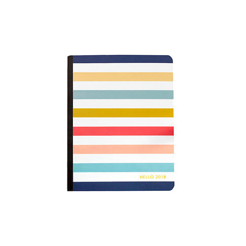 Websters Pages - Color Crush Collection - Composition Notebook - 2018 - Stripe