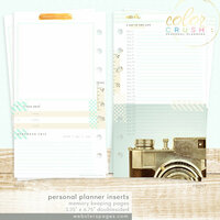 Websters Pages - Color Crush Collection - Personal Planner - Inserts - Memory Keeping