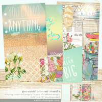 Websters Pages - Color Crush Collection - Personal Planner - Inserts - Staying Inspired