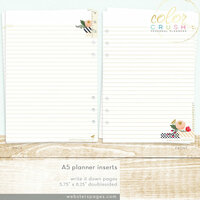 Websters Pages - Color Crush Collection - A5 Planner - Inserts - Write It Down