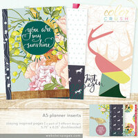 Websters Pages - Color Crush Collection - A5 Planner - Inserts - Staying Inspired
