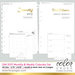 Websters Pages - Color Crush Collection - A5 Planner - Inserts - 12 Month - Week and Month Calendar - Jan. 2017 to Dec. 2017