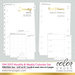 Websters Pages - Color Crush Collection - Personal Planner - Inserts - 12 Month - Week and Month Calendar - Jan. 2017 to Dec. 2017