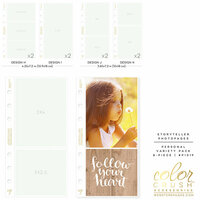Websters Pages - Color Crush Collection - Personal Planner - Inserts - Photo Sleeves - Variety Pack