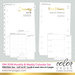 Websters Pages - Color Crush Collection - Personal Planner - Inserts - 12 Month - Week and Month Calendar - 2018