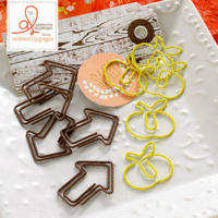 Websters Pages - Family Traditions Collection - Paperclips - Apples and Arrows