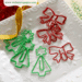 Websters Pages - A Christmas Story Collection - Paperclips - Bows and Star Trees