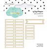 Websters Pages - These Are The Days Collection - Paperclips - Banner - Gold