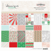 Websters Pages - Its Christmas Collection - 12 x 12 Paper Pad