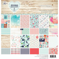 Websters Pages - Ocean Melody Collection - 12 x 12 Paper Pad