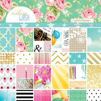 Websters Pages - Make a Wish Collection - 12 x 12 Paper Pad